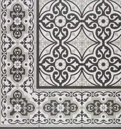 NORMANDY WHITE CENTRO 20X20