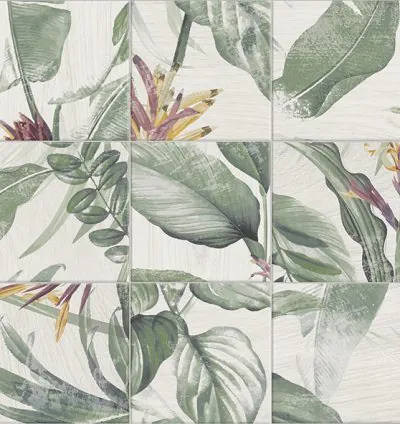 DECOR SPRING LEAVES 20x20