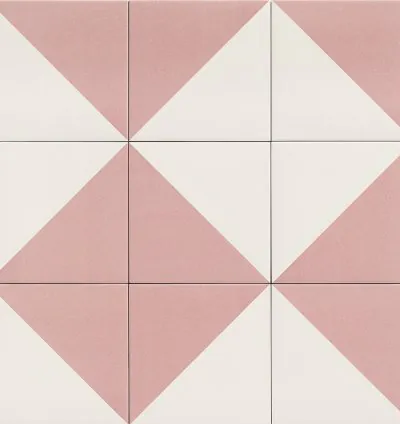 FIRED MIDDLE PINK 20x20