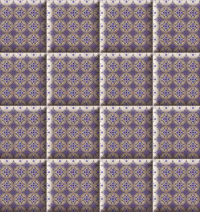 HD EFFECTS DECOR METAL BLU 15X15