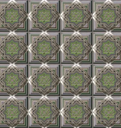 HD EFFECTS DECOR ZOCO GREEN 15X15