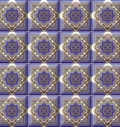 HD EFFECTS DECOR ZOCO BLU 15X15