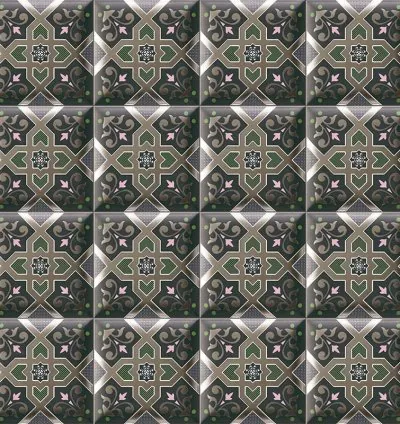 HD EFFECTS DECOR ESNA GREEN 15X15