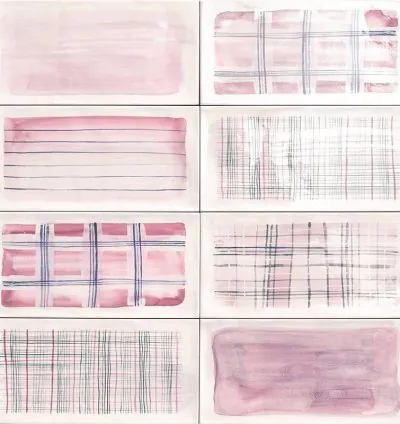 DECO AQUAREL PINK 15X30