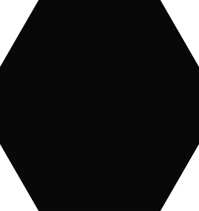 Hexa Element Negro 23x27 (0.75m²)