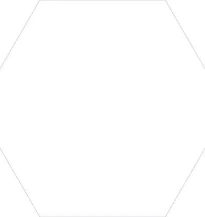 Hexa Hub Blanco 14x16 (0.44m²)