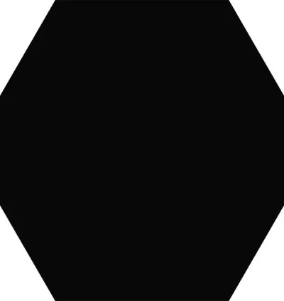 Hexa Hub Negro 14x16 (0.44m²)