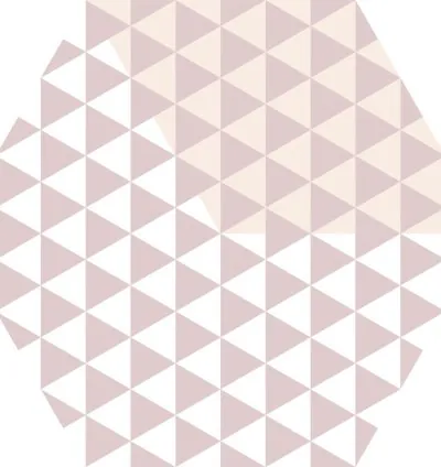 Hexa Peonia Rosa 23x27 (0.75m²)
