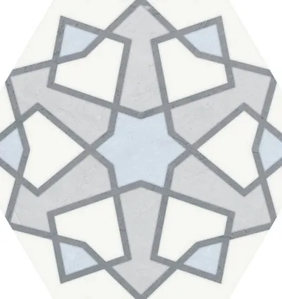 Hexa Venezia Blue 23x27 (0.75m²)