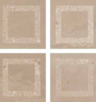 Cottage Taco Deco Natural 16.5x16.5 (0.55m²)