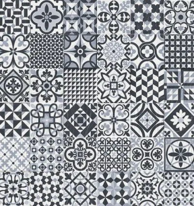 Heritage Deco Black 32x62.5 (1.00m²)